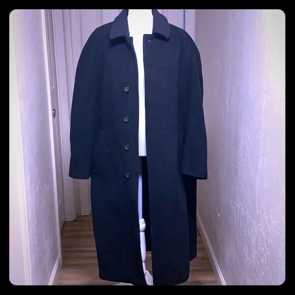 Millennium Collection Cashmere Trench Coat Sz XL - Picture 2 of 9